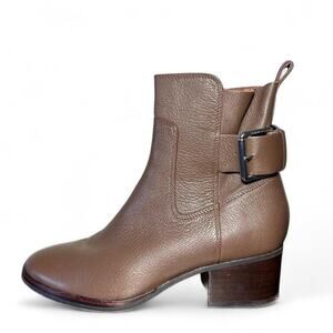 Via spiga brown leather ankle